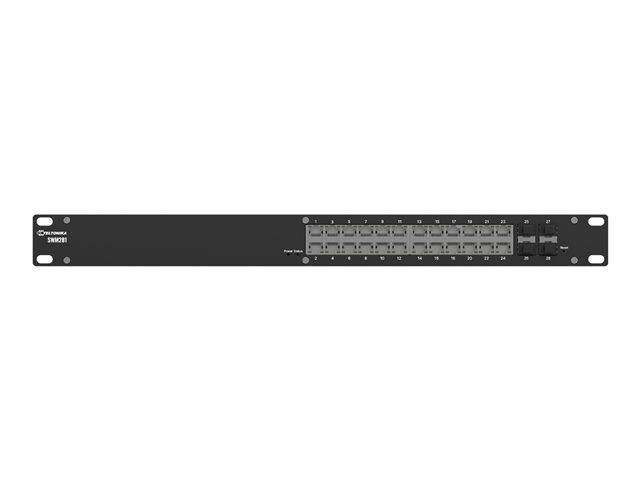 TELTONIKA NETWORKS SWM281 L2+ Managed Switch 24x ETH Ports 4x SFP Ports | JAR Computers TELTONIKA NETWORKS SWM281 L2+ Managed Switch 24x ETH Ports 4x SFP Ports