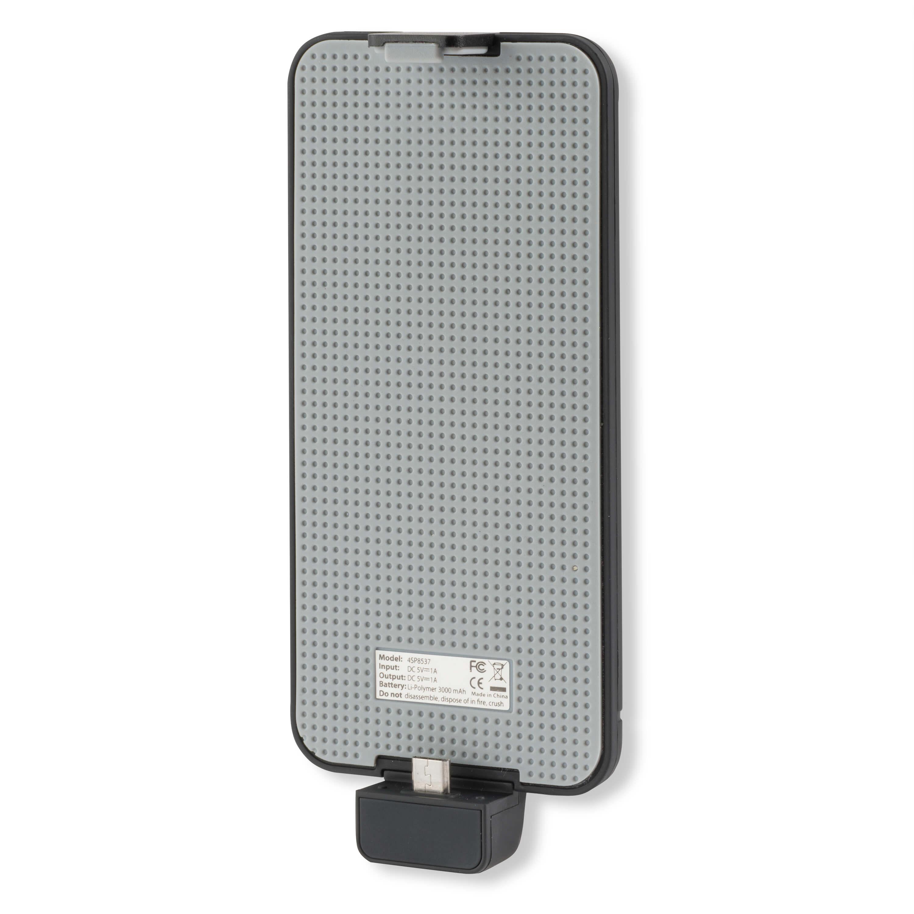 Универсален кейс с вградена батерия 3000 mAh с MicroUSB за смартфони с MicroUSB - 4smarts PowerClip Power Bank MicroUSB | JAR Computers Универсален кейс с вградена батерия 3000 mAh с MicroUSB за смартфони с MicroUSB - 4smarts PowerClip Power Bank MicroUSB
