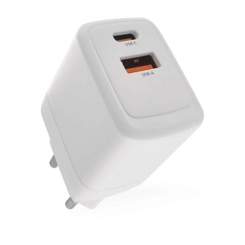 Захранващ адаптер PD 20W USB A+C EMOS | JAR Computers Захранващ адаптер PD 20W USB A+C EMOS