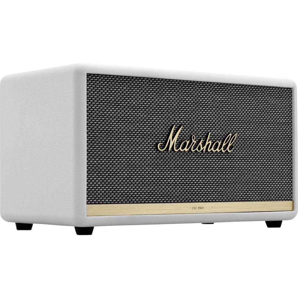 Безжичен аудиофилски спийкър за мобилни устройства с Bluetooth и 3.5 mm изход - Marshall Stanmore II (бял) | JAR Computers Безжичен аудиофилски спийкър за мобилни устройства с Bluetooth и 3.5 mm изход - Marshall Stanmore II (бял)