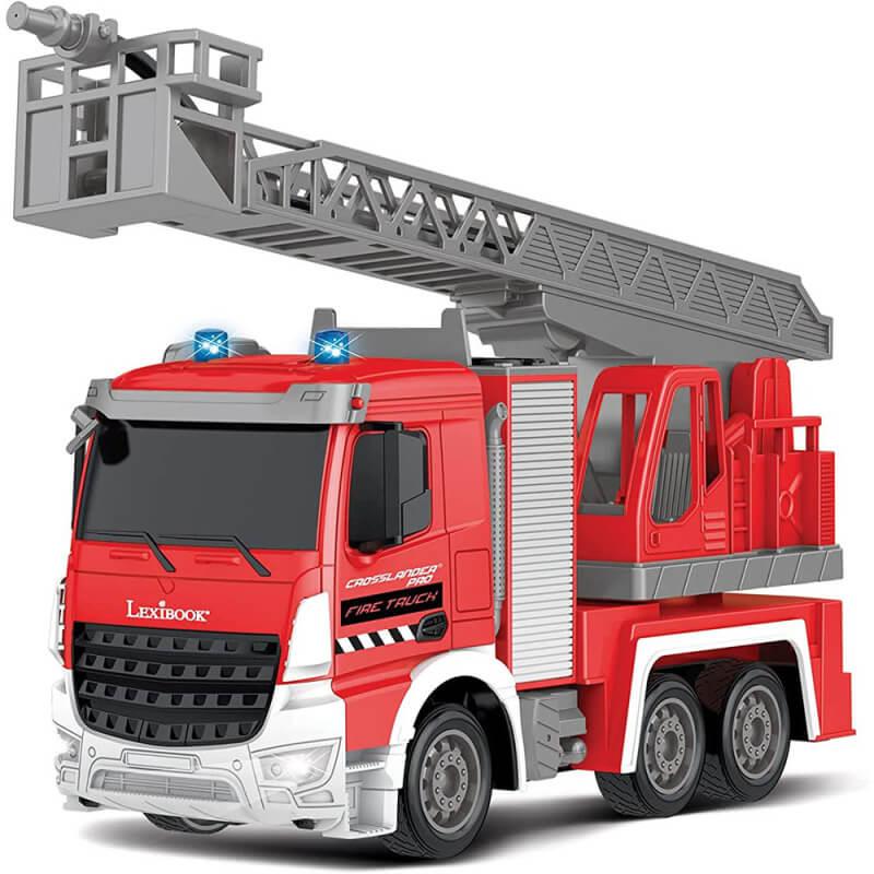 Детски камион (пожарна кола) с дистанционно управление - Lexibook RCP20 Crosslander Pro Radio Controlled Fire Truck (червен) | JAR Computers Детски камион (пожарна кола) с дистанционно управление - Lexibook RCP20 Crosslander Pro Radio Controlled Fire Truck (червен)