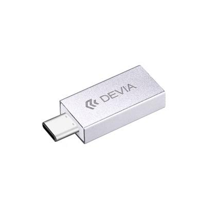Devia Itec USB-C to USB-A 3.0 Adapter - USB-A адаптер за MacBook 12 и устройства с USB-C порт | JAR Computers Devia Itec USB-C to USB-A 3.0 Adapter - USB-A адаптер за MacBook 12 и устройства с USB-C порт