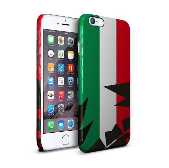 Дизайнерски кейс за iPhone 6, iPhone 6S - Abarth Scorpion Collection Bandiera (италианско знаме) | JAR Computers Дизайнерски кейс за iPhone 6, iPhone 6S - Abarth Scorpion Collection Bandiera (италианско знаме)