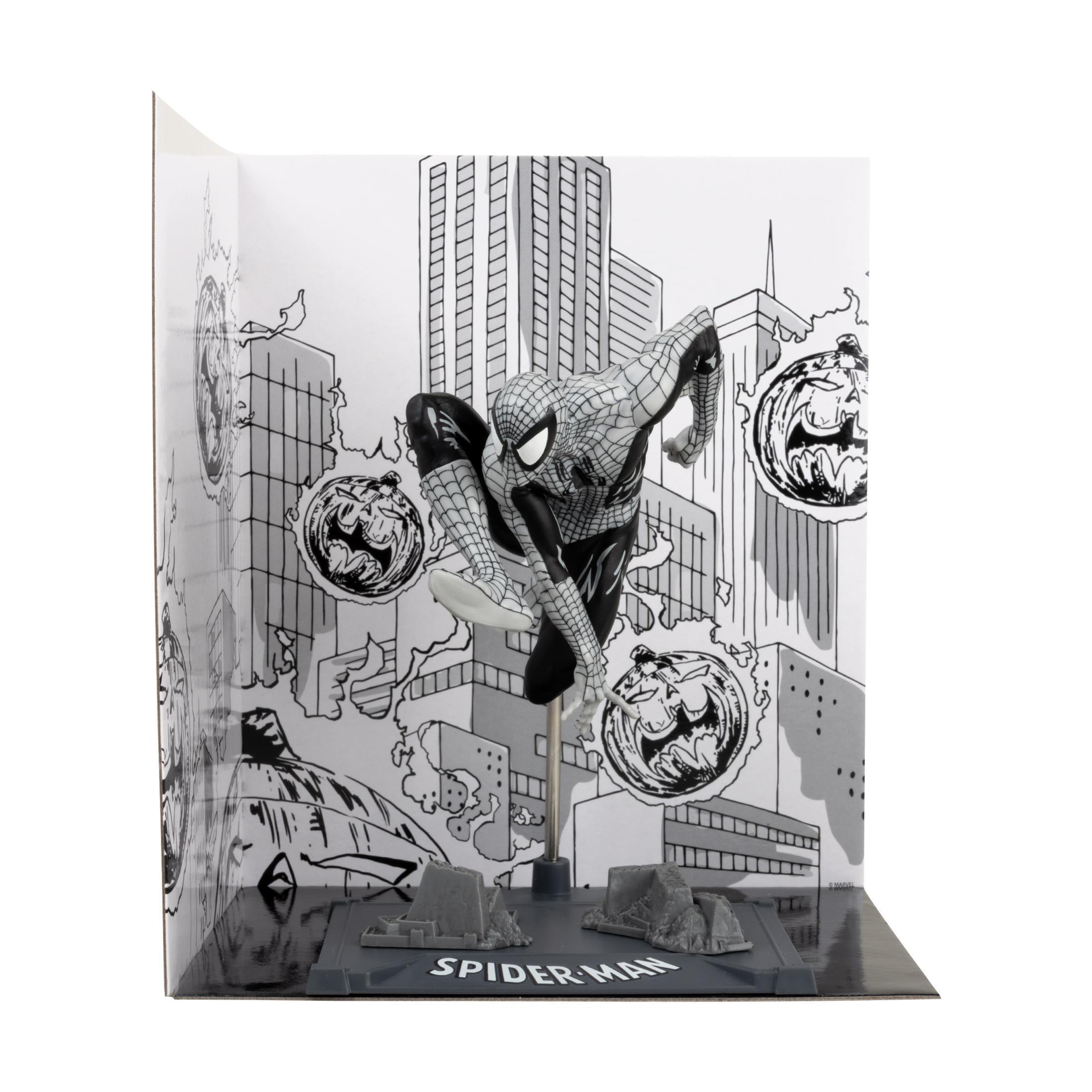 Фигурка FMarvel Spider-Man (Line Art) 1:10th Scale Collectible with Scene (Spider-Man #6) Gold Label | JAR Computers Фигурка FMarvel Spider-Man (Line Art) 1:10th Scale Collectible with Scene (Spider-Man #6) Gold Label