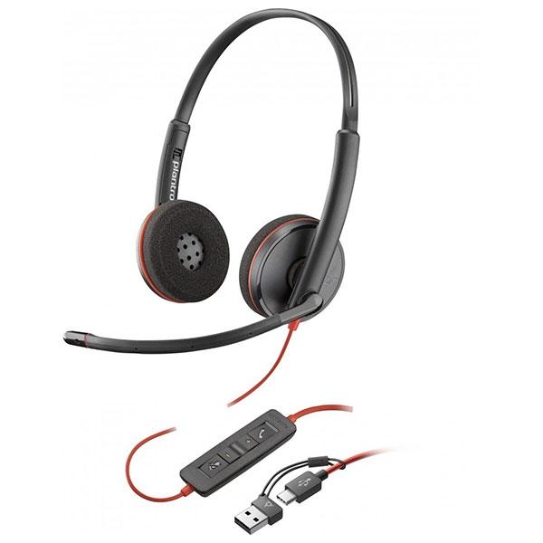 HEADSET USB-C HP Poly BW 3220 + USB C/A, 8X228A6 | JAR Computers HEADSET USB-C HP Poly BW 3220 + USB C/A, 8X228A6