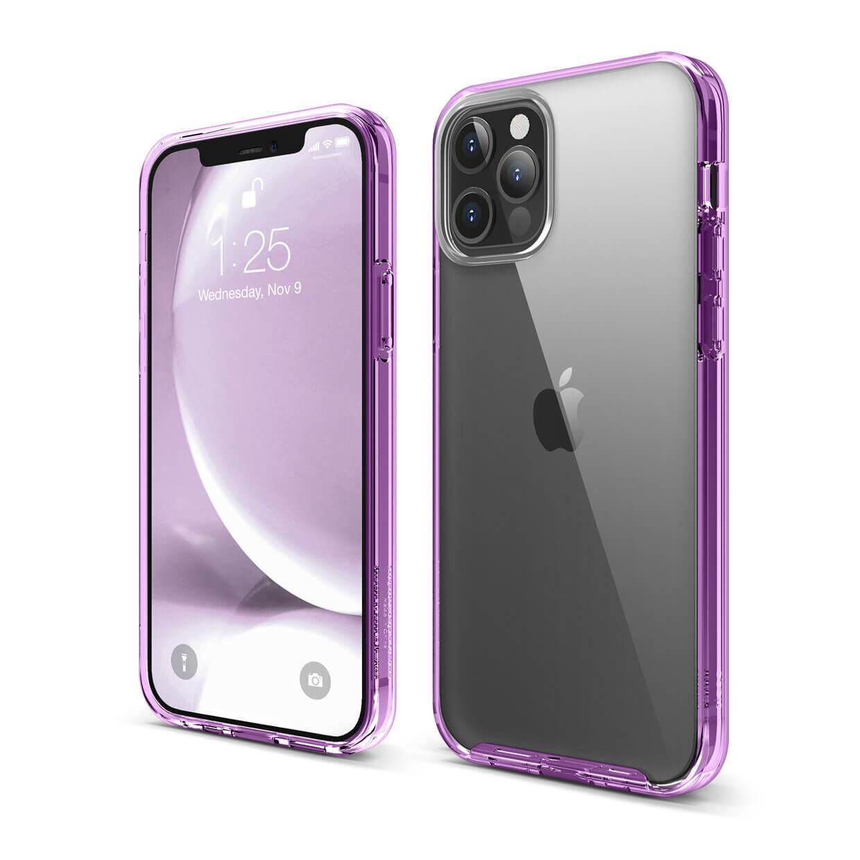 Хибриден удароустойчив кейс за iPhone 12, iPhone 12 Pro - Elago Hybrid Case (лилав) | JAR Computers Хибриден удароустойчив кейс за iPhone 12, iPhone 12 Pro - Elago Hybrid Case (лилав)