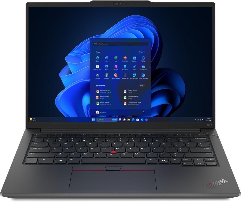 Lenovo ThinkPad E14 Gen 6 AMD, AMD Ryzen 7 7735HS (up to 4.75GHz, 20MB), 32GB(16+16) DDR5-4800, 1TB SSD, 14" WUXGA (1920x1200) IPS AG, AMD Radeon 680M Graphics, FHD&IR Cam, Backlit KB, Black, WLAN, BT, 3cell, FPR, Win11 Pro, 3Y Onsite