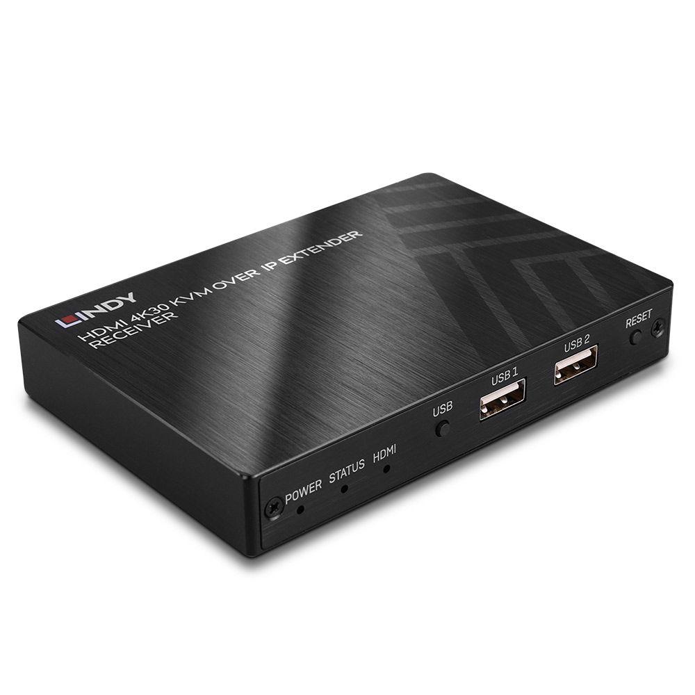 LINDY LNY-38265 :: KVM over IP екстендър, приемащ модул | JAR Computers LINDY LNY-38265 :: KVM over IP екстендър, приемащ модул