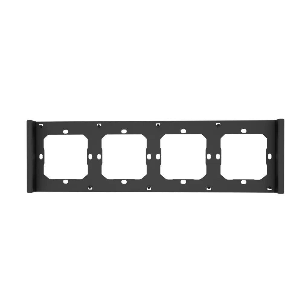 SONOFF Frame for switch M5 80 quadruple 4-fold M5-4C-80-F (graphite/black) (M5-4C-80-F) (SONM5-4C-80-F)