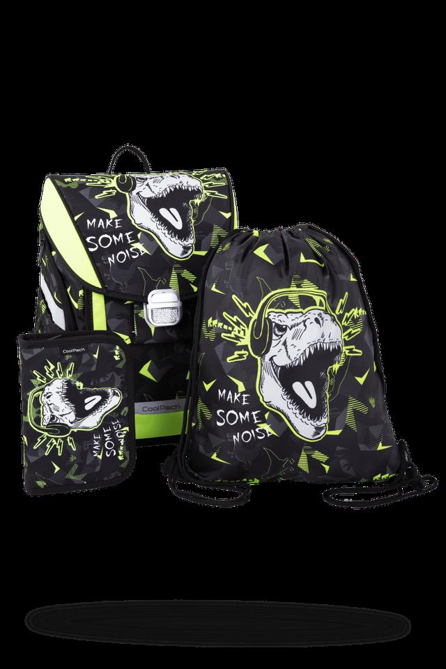 Ученическа раница с аксесоари Coolpack - Primo Ultra Base - DINOPARK