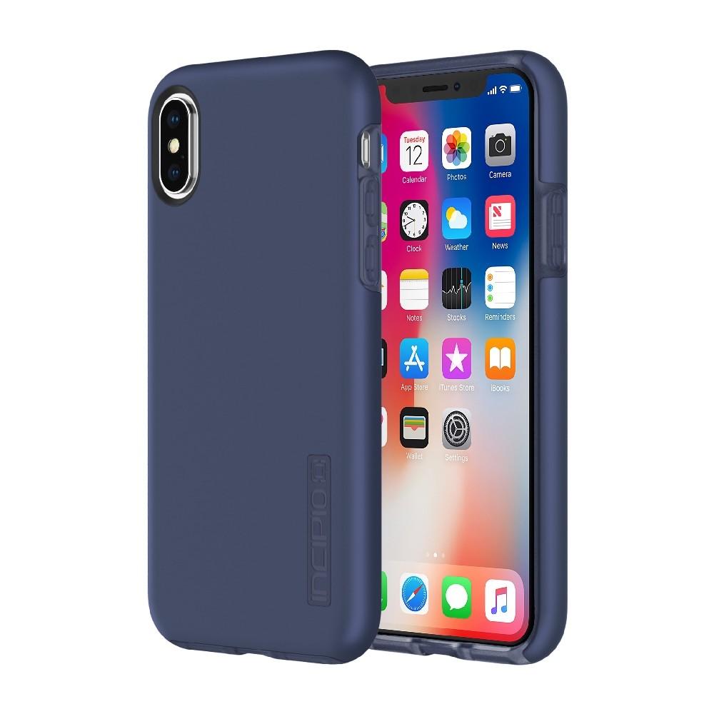 Удароустойчив хибриден кейс за iPhone XS, iPhone X - Incipio DualPro Case (тъмносин) | JAR Computers Удароустойчив хибриден кейс за iPhone XS, iPhone X - Incipio DualPro Case (тъмносин)
