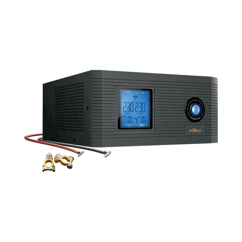 UPS 600VA/500W, Line Interactive , Подходящ за резервиране на помпи за отоплителни инсталации, без вградени батерии, поддържа 12V акумулатори от 40Ah до 200Ah - NJOY Aira 600 | JAR Computers UPS 600VA/500W, Line Interactive , Подходящ за резервиране на помпи за отоплителни инсталации, без вградени батерии, поддържа 12V акумулатори от 40Ah до 200Ah - NJOY Aira 600