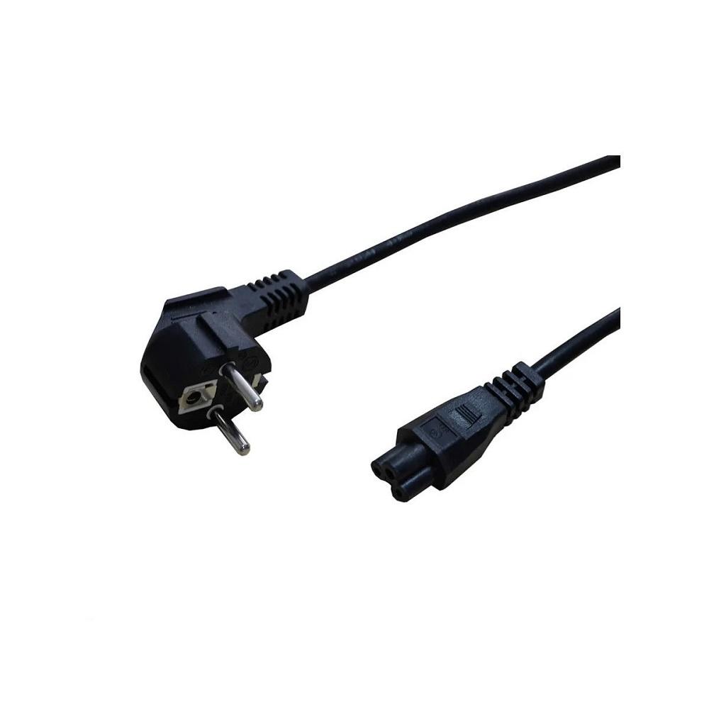 VALUE Захранващ кабел, Shuko към 3-pin C5 (Compaq) notebook накрайник, 1.8 м, черен - S2308-20 | JAR Computers VALUE Захранващ кабел, Shuko към 3-pin C5 (Compaq) notebook накрайник, 1.8 м, черен - S2308-20