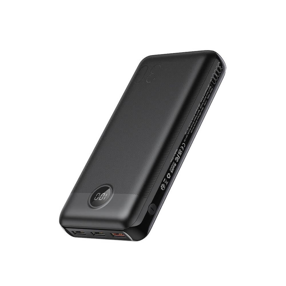 Външна батерия с 3xUSB-A и 1xUSB-C изходи и технология за бързо зареждане - Veger L30 Digital Display Power Bank 20W 30000 mAh (черен) | JAR Computers Външна батерия с 3xUSB-A и 1xUSB-C изходи и технология за бързо зареждане - Veger L30 Digital Display Power Bank 20W 30000 mAh (черен)