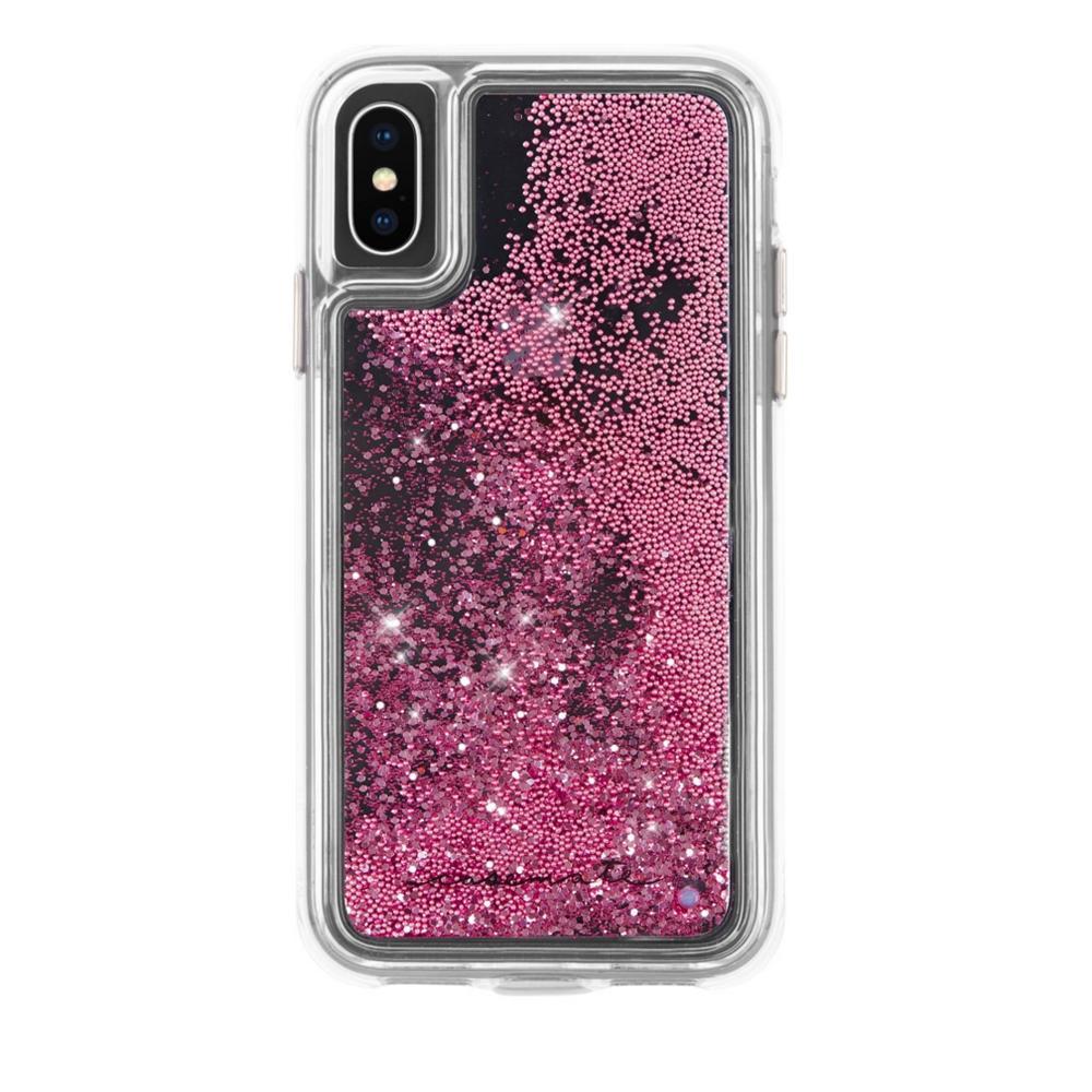 Дизайнерски кейс с висока защита за Apple iPhone XS, iPhone X - CaseMate Waterfall Glow Case (розово злато) | JAR Computers Дизайнерски кейс с висока защита за Apple iPhone XS, iPhone X - CaseMate Waterfall Glow Case (розово злато)