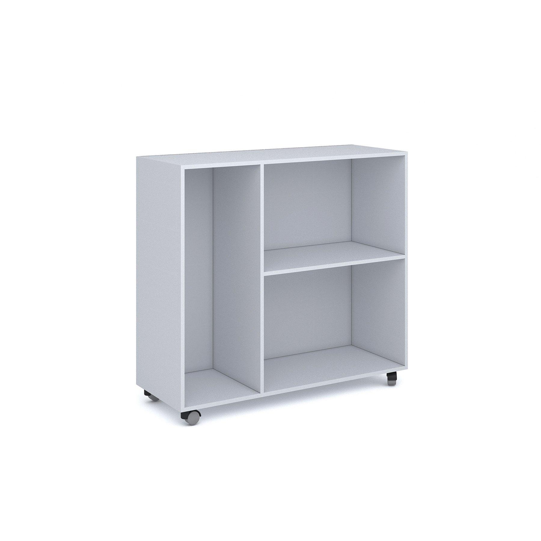 Етажерка, с 2 рафта, за 7 PVC тавички, 1040 х 400 х 960 mm, с колелца, ПДЧ 18 mm