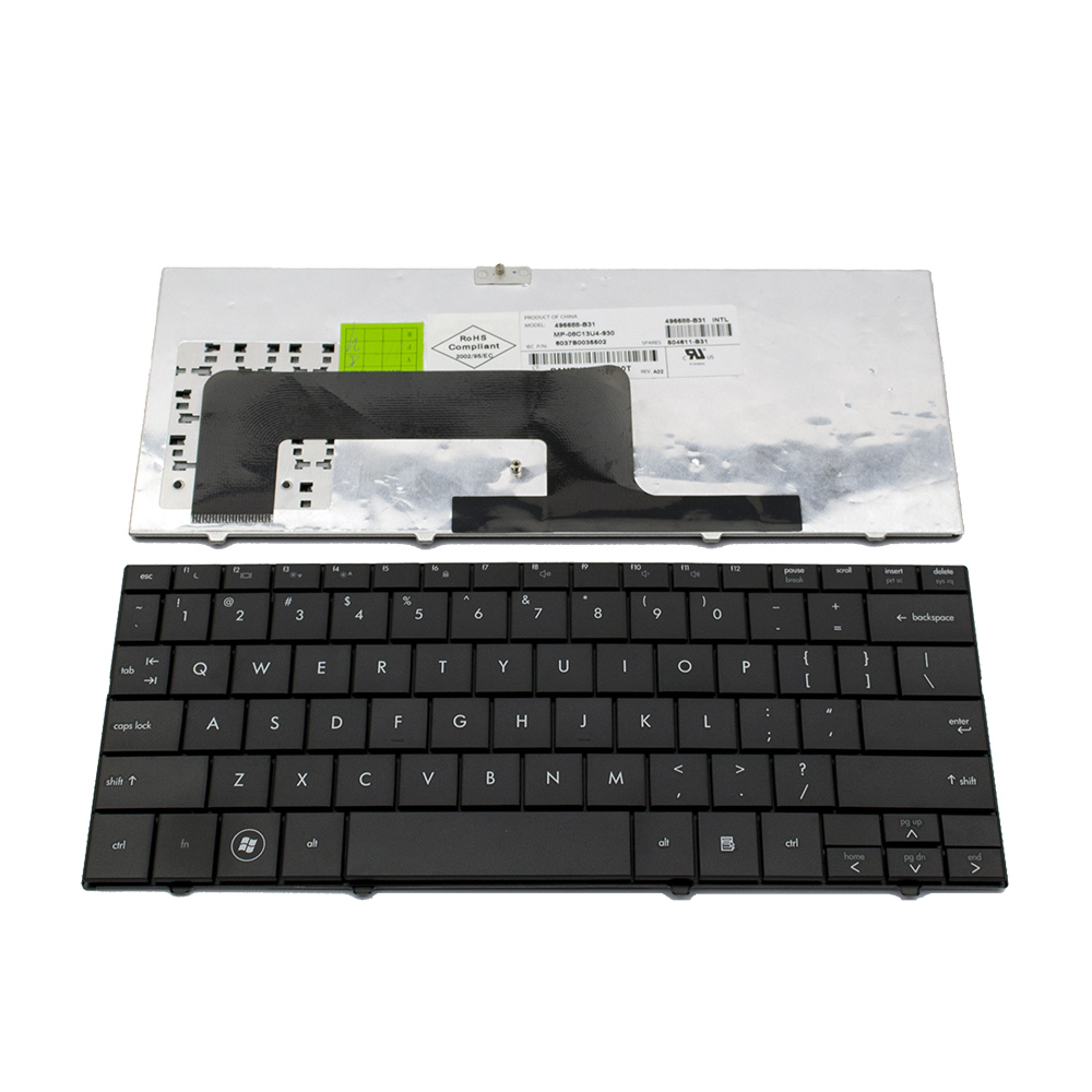 Клавиатура за лаптоп HP Mini 1000 1100 700 Черна / Black | JAR Computers Клавиатура за лаптоп HP Mini 1000 1100 700 Черна / Black