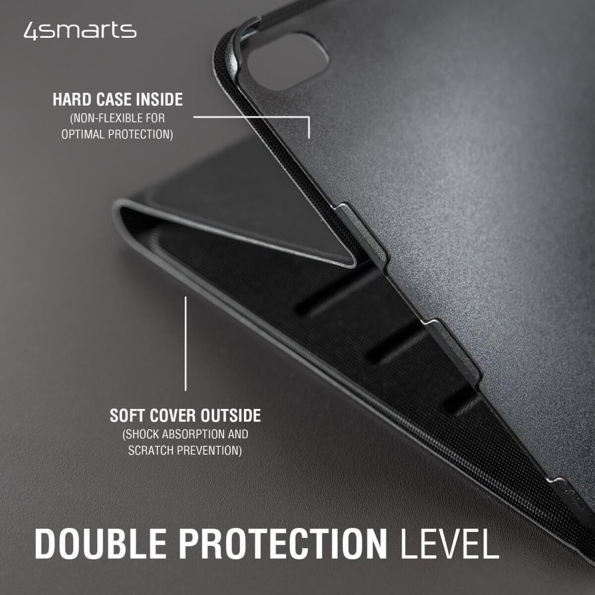 Кожен калъф с магнитно захващане за iPad 10 (2022), iPad 11 (2025) - 4smarts Flip Case DailyBiz (черен) | JAR Computers Кожен калъф с магнитно захващане за iPad 10 (2022), iPad 11 (2025) - 4smarts Flip Case DailyBiz (черен)