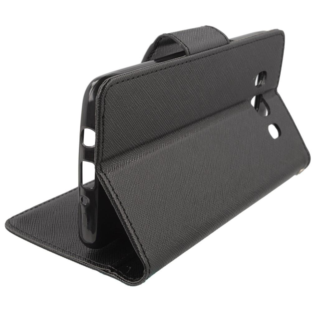 Кожен калъф, тип портфейл и поставка за Samsung Galaxy J7 (2016) - Fancy Diary Case (черен) | JAR Computers Кожен калъф, тип портфейл и поставка за Samsung Galaxy J7 (2016) - Fancy Diary Case (черен)