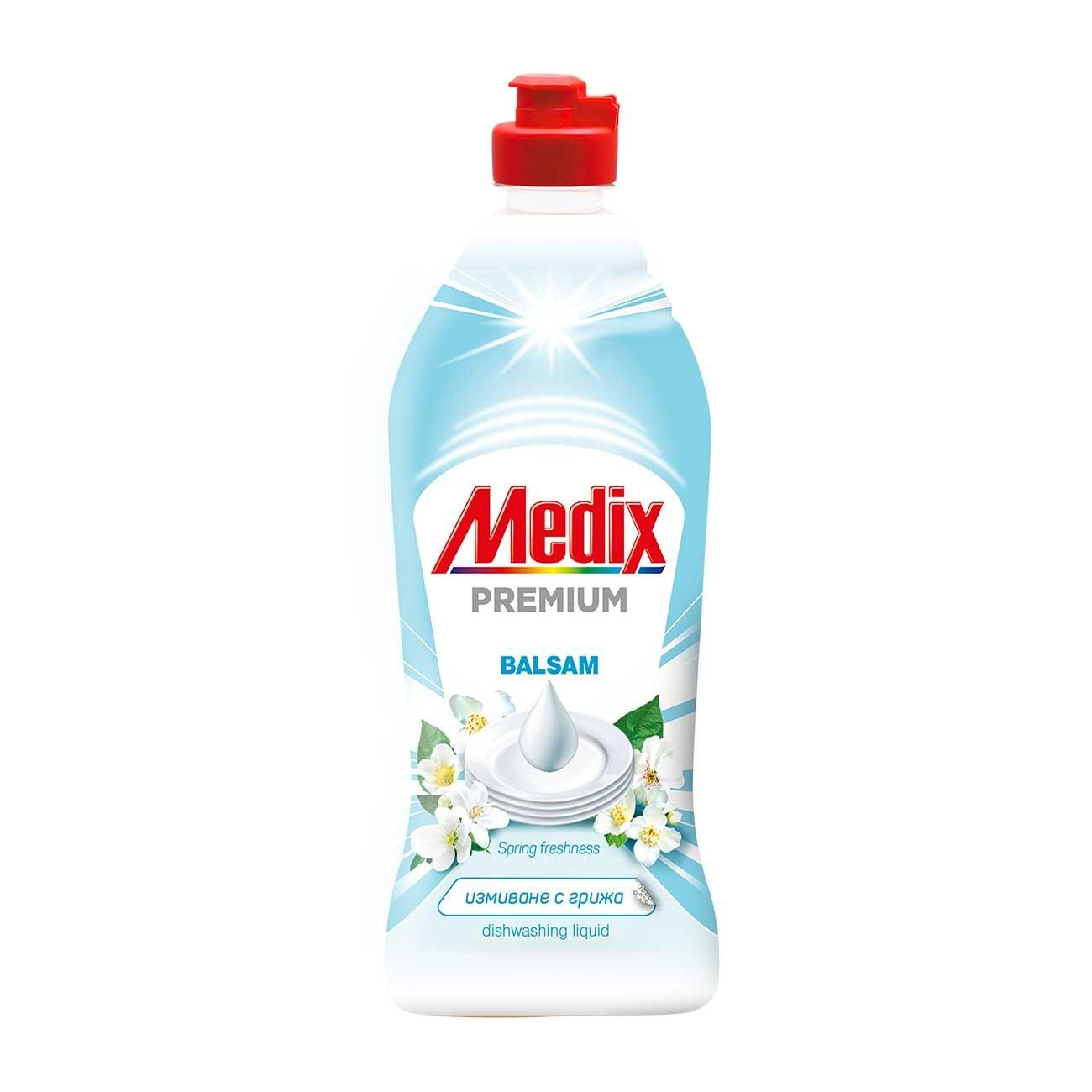 Medix Препарат за миене на съдове Balsam, пролетна свежест, 750 ml, бял | JAR Computers Medix Препарат за миене на съдове Balsam, пролетна свежест, 750 ml, бял