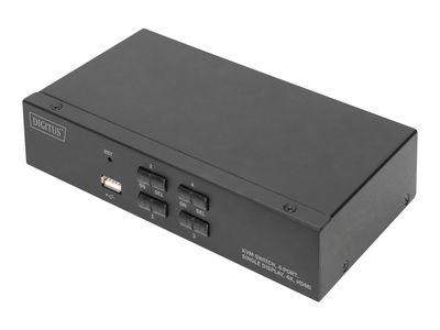 Мрежов суич DIGITUS DS-12880 - KVM / audio / USB switch - 4 ports | JAR Computers Мрежов суич DIGITUS DS-12880 - KVM / audio / USB switch - 4 ports