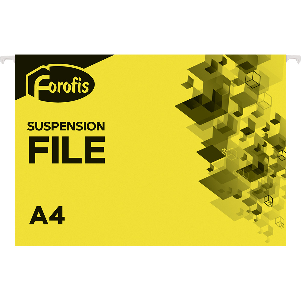 Папка картотека Forofis V-образна жълт