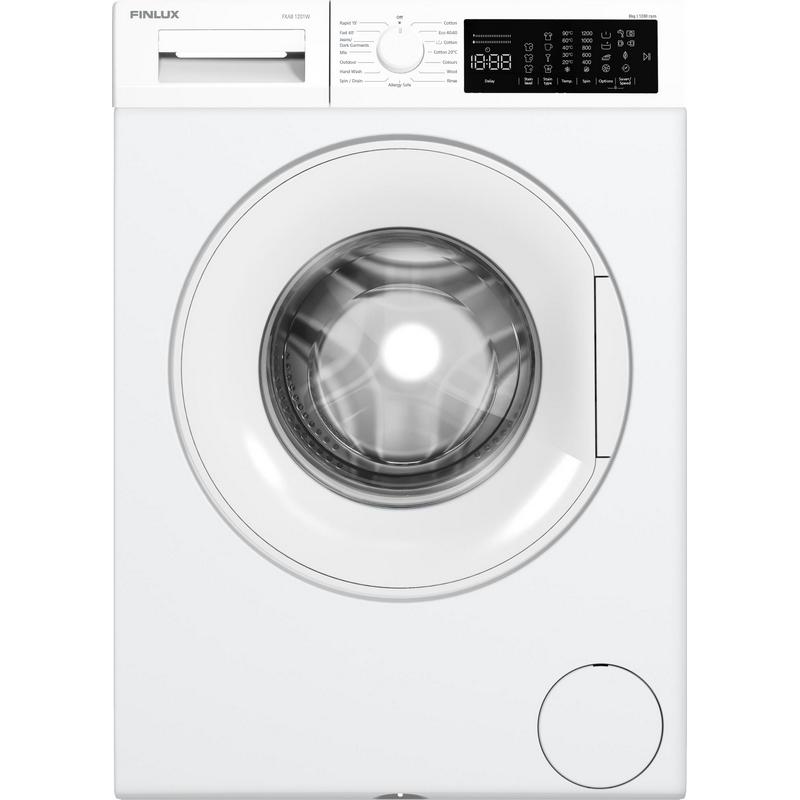 Пералня Finlux FXA8 1201W , 1200 об./мин., 8.00 kg, A , Бял