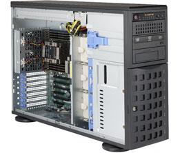 Полуготов сървър Supermicro 4U BARE, AST2500, Black | JAR Computers Полуготов сървър Supermicro 4U BARE, AST2500, Black