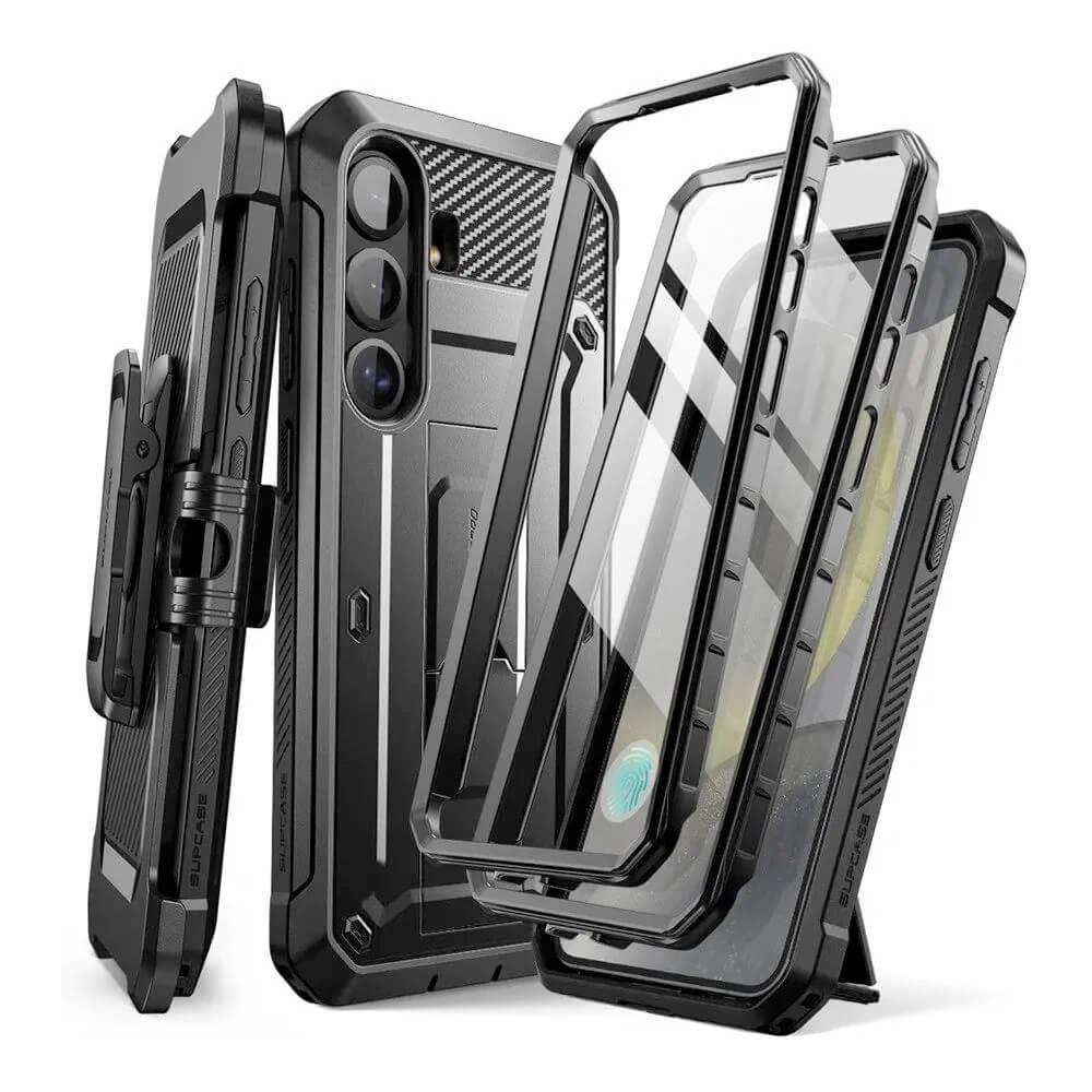 Удароустойчив хибриден кейс с вграден протектор за дисплея за Samsung Galaxy S25 Plus - i-Blason SUPCASE Unicorn Beetle Pro Case with Screen Protector (черен) | JAR Computers Удароустойчив хибриден кейс с вграден протектор за дисплея за Samsung Galaxy S25 Plus - i-Blason SUPCASE Unicorn Beetle Pro Case with Screen Protector (черен)