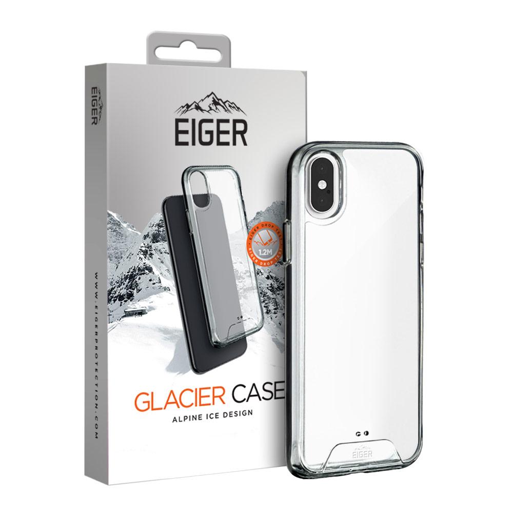 Удароустойчив хибриден кейс за iPhone XS Max - Eiger Glacier Case (прозрачен) | JAR Computers Удароустойчив хибриден кейс за iPhone XS Max - Eiger Glacier Case (прозрачен)