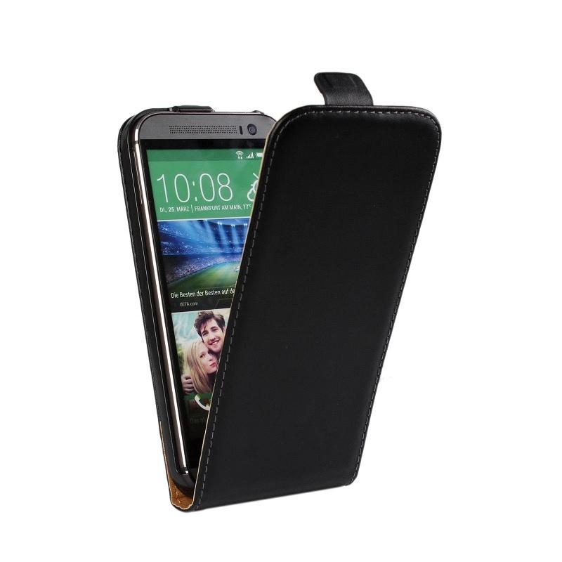 Вертикален кожен калъф с джоб за HTC One 3 M9 - Leather Pocket Flip Case (черен) | JAR Computers Вертикален кожен калъф с джоб за HTC One 3 M9 - Leather Pocket Flip Case (черен)