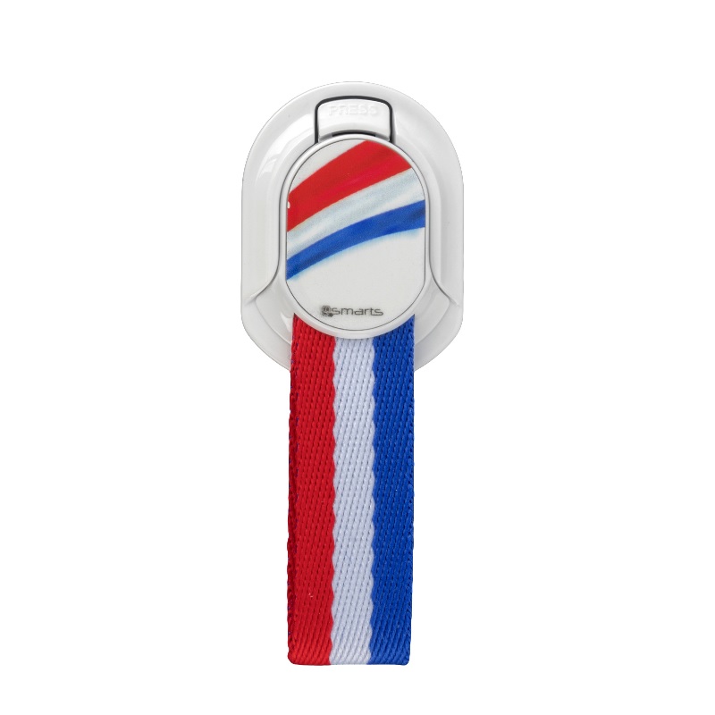 4smarts Loop-Guard Finger Strap Netherlands - каишка за задържане за смартфони с холандското знаме (бял)