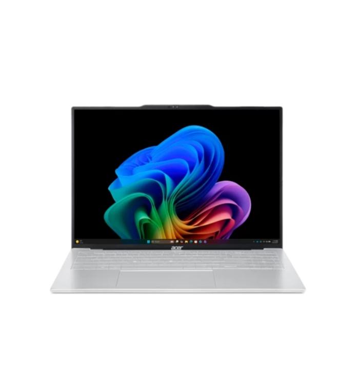 Acer Swift Air 16, SFA16-61M-R3XW, AMD Ryzen AI 7 350 (8C/16T, up to 5.0GHz, 16MB), 16" WUXGA OLED (1920x1200), 16GB LPDDR5  (Onboard), 1TB PCIe NVMe SSD, AMD Radeon 860M, WIFI 6E, BT 5.2, FHD Cam, KB Backlight, Win 11 Home, Light Silver