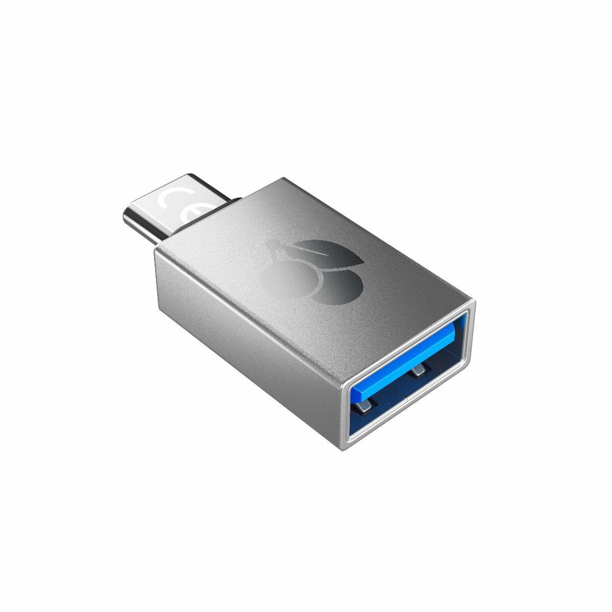 CHERRY 61710036 кабелен преобразувател мъжко/женско USB-A USB-C Сребърен | JAR Computers CHERRY 61710036 кабелен преобразувател мъжко/женско USB-A USB-C Сребърен