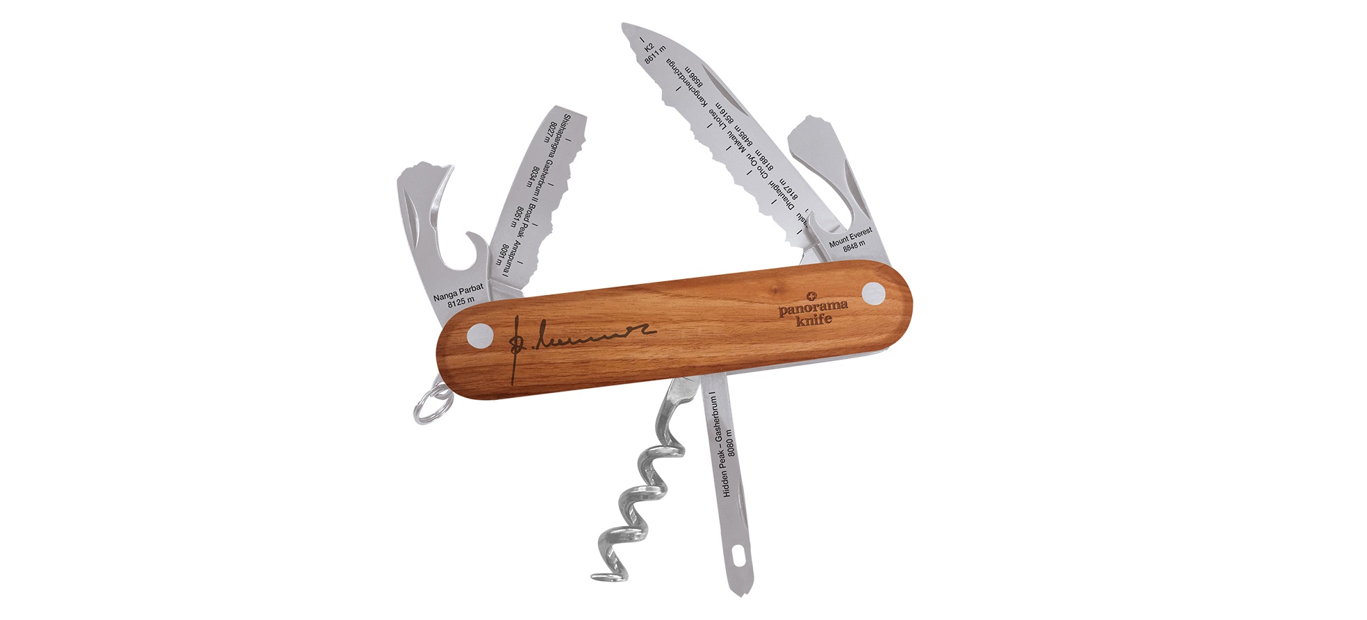 Джобен нож PanoramaKnife 14 >8000 m, Pocket Knife, Original, Reinhold Messner | JAR Computers Джобен нож PanoramaKnife 14 >8000 m, Pocket Knife, Original, Reinhold Messner