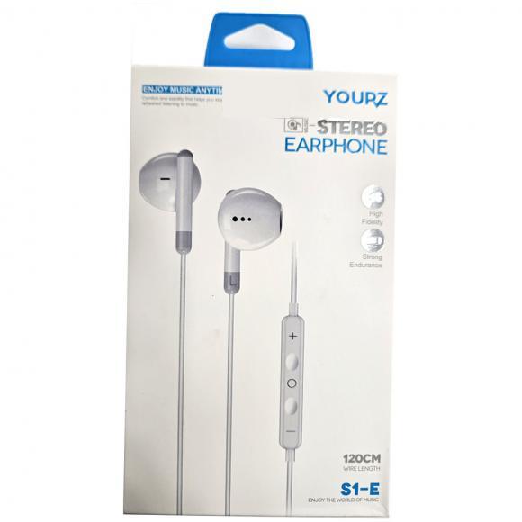 HEADPHONES YOURZ-S1-E iPhone White | JAR Computers HEADPHONES YOURZ-S1-E iPhone White