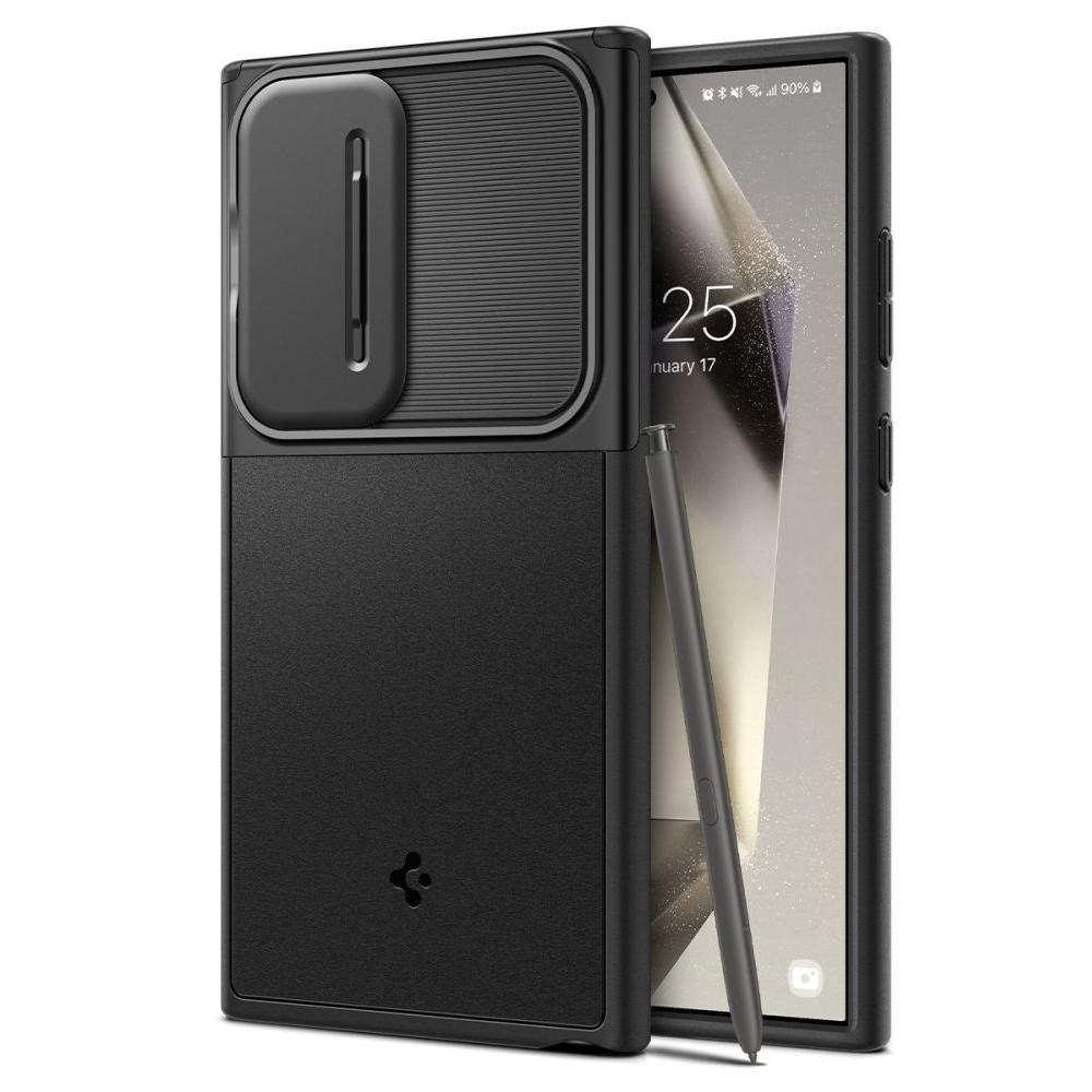Калъф SPIGEN Optik Armor Samsung S24 Ultra /черен/ | JAR Computers Калъф SPIGEN Optik Armor Samsung S24 Ultra /черен/