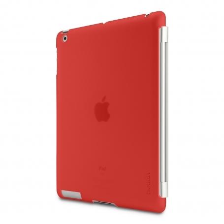 Кейс за iPad 3, iPad 4 (съвместим с Apple Smart cover) - червен - Belkin Snap Shield | JAR Computers Кейс за iPad 3, iPad 4 (съвместим с Apple Smart cover) - червен - Belkin Snap Shield