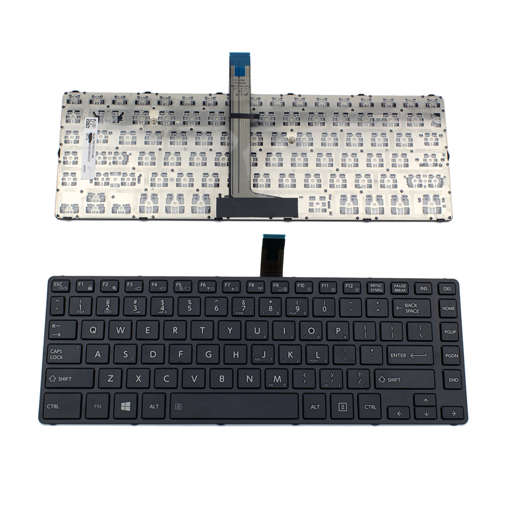 Клавиатура за лаптоп Toshiba Tecra A40-C A40-C1430 A40-C1440 A40-C-18R Black Frame Black / Черна с Черна Рамка | JAR Computers Клавиатура за лаптоп Toshiba Tecra A40-C A40-C1430 A40-C1440 A40-C-18R Black Frame Black / Черна с Черна Рамка