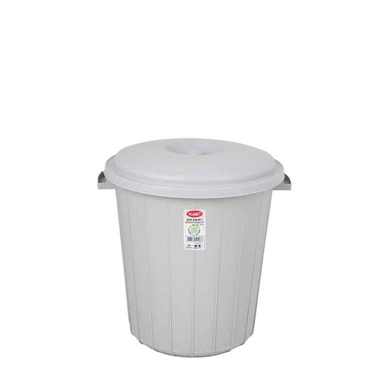 Кош Planet с капак UP108, 25 L, сив, 34.5 х 34.5 х 36.3 cm