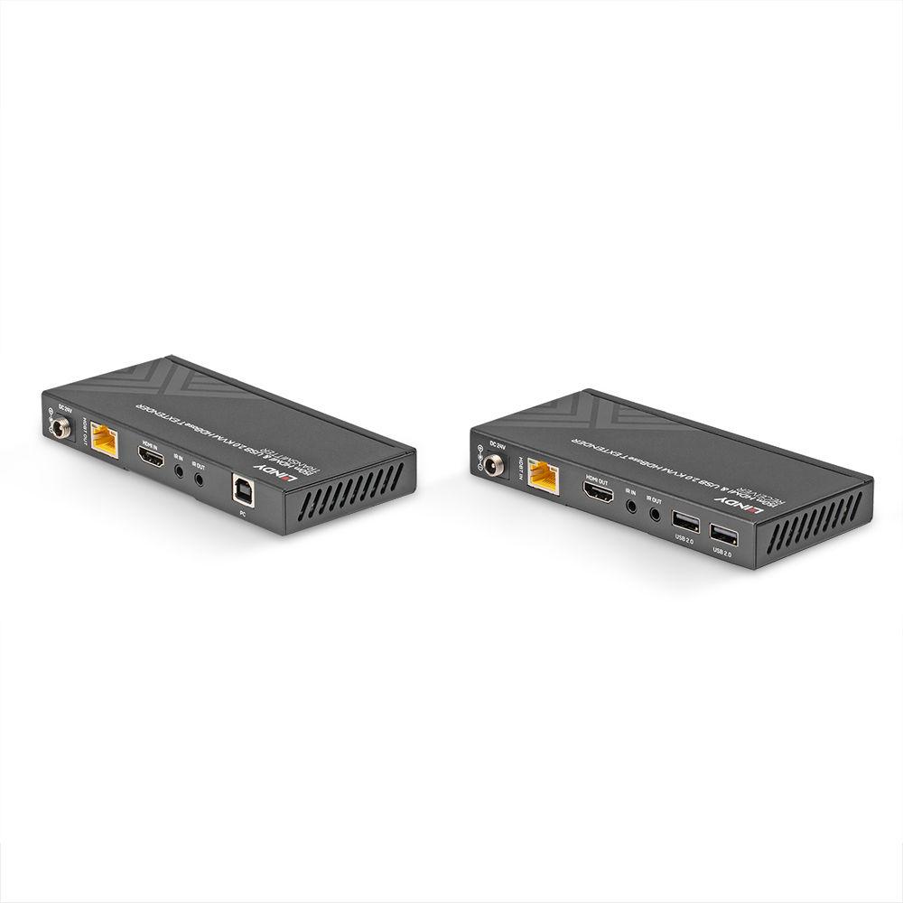 LINDY LNY-39384 :: HDMI 4K60, USB 2.0 & IR HDBaseT KVM екстендър, Cat. 6, 150.0 м | JAR Computers LINDY LNY-39384 :: HDMI 4K60, USB 2.0 & IR HDBaseT KVM екстендър, Cat. 6, 150.0 м