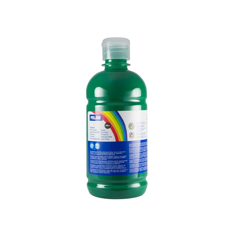 Milan Темперна боя, в бутилка, тъмнозелена, 500 ml, 6 броя | JAR Computers Milan Темперна боя, в бутилка, тъмнозелена, 500 ml, 6 броя