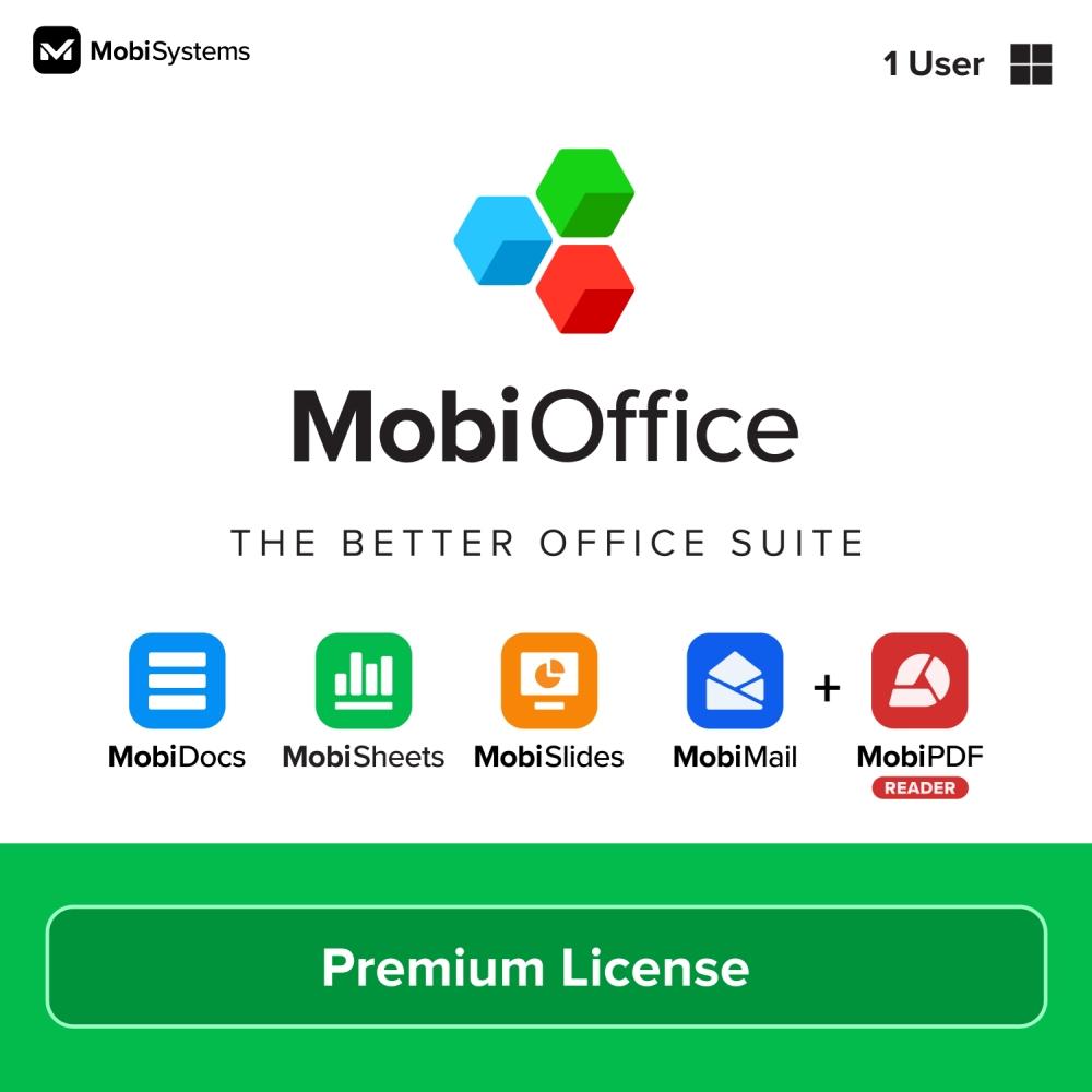 MobiOffice Premium for Teams + MobiDrive 500 GB/user, with Keys, 1 year | JAR Computers MobiOffice Premium for Teams + MobiDrive 500 GB/user, with Keys, 1 year