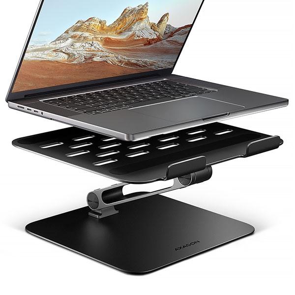 Notebook Stand 10"-17.3", Alum. Bk,AXAGON STND-LQB | JAR Computers Notebook Stand 10"-17.3", Alum. Bk,AXAGON STND-LQB