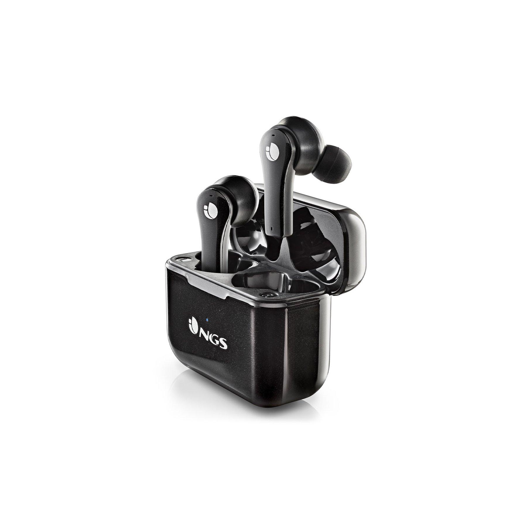 Слушалки NGS Artica Bloom, с Bluetooth, със зареждащ кейс, USB Type-C, черни | JAR Computers Слушалки NGS Artica Bloom, с Bluetooth, със зареждащ кейс, USB Type-C, черни