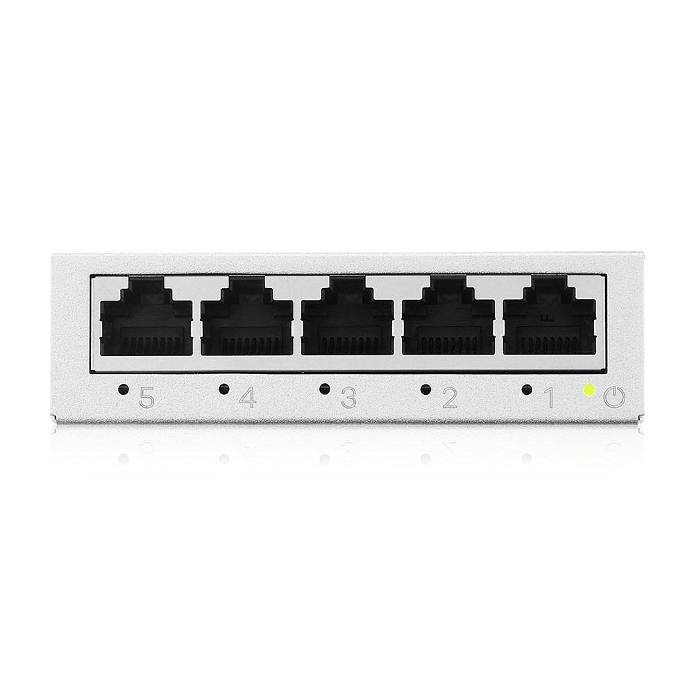 Суич ZYXEL GS-105B v5, 5 портов, Gigabit, метален корпус - GS-105BV5-EU0101F | JAR Computers Суич ZYXEL GS-105B v5, 5 портов, Gigabit, метален корпус - GS-105BV5-EU0101F