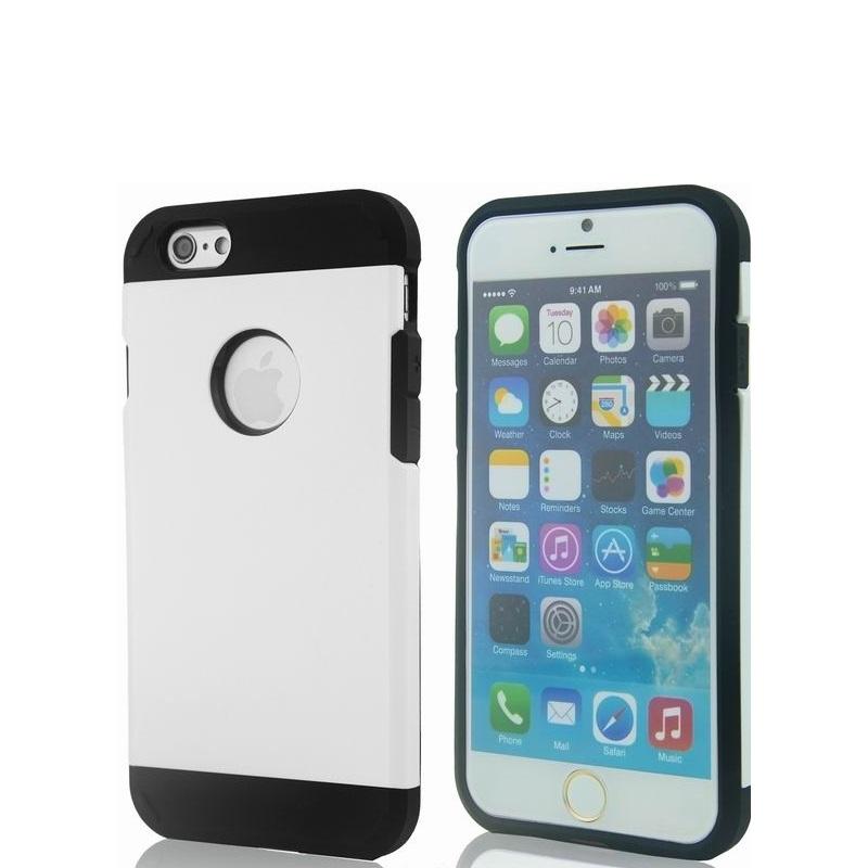 Удароустойчив хибриден кейс за iPhone 6 Plus, iPhone 6S Plus - TIPX Combo Case (бял) | JAR Computers Удароустойчив хибриден кейс за iPhone 6 Plus, iPhone 6S Plus - TIPX Combo Case (бял)