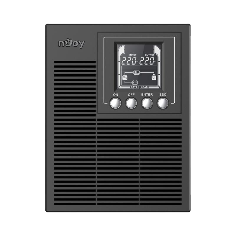 UPS 1000VA/800W, On-Line технология, Tower, двойна конверсия; Микропроцесорно управление,
LCD дисплей, чиста синусоида; - NJOY Echo Pro 1000 | JAR Computers UPS 1000VA/800W, On-Line технология, Tower, двойна конверсия; Микропроцесорно управление,
LCD дисплей, чиста синусоида; - NJOY Echo Pro 1000