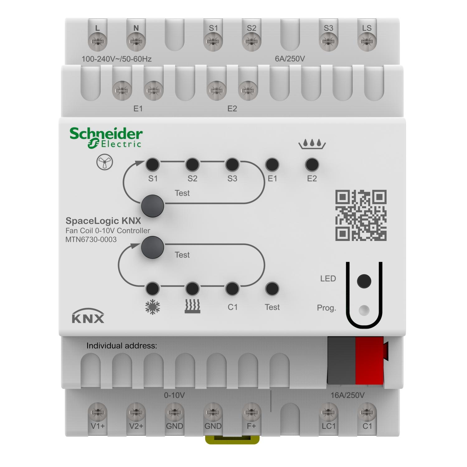 Вентилаторен конвектор SpaceLogic KNX 0-10V контролер - SCHNEIDER ELECTRIC KNX MTN6730-0003 | JAR Computers Вентилаторен конвектор SpaceLogic KNX 0-10V контролер - SCHNEIDER ELECTRIC KNX MTN6730-0003