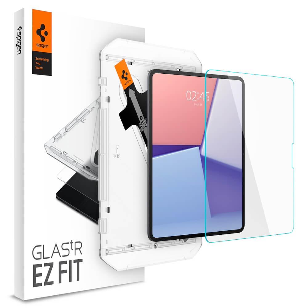Висококачествено стъклено защитно покритие за дисплея на iPad Pro 13 (2024) - Spigen Tempered Glass GLAS.tR EZ Fit (прозрачно) | JAR Computers Висококачествено стъклено защитно покритие за дисплея на iPad Pro 13 (2024) - Spigen Tempered Glass GLAS.tR EZ Fit (прозрачно)